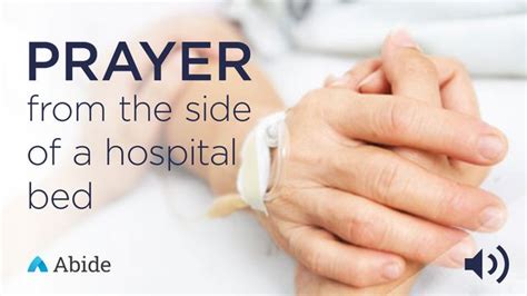 hospital bed prayers reading plans