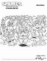 Smurfs Village Lost Coloring Pages Printable Movie Activities Smurf Glow Print Clumsy River Bunnies Trailers sketch template