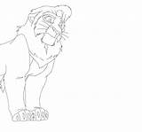 Coloring Kovu Pages sketch template