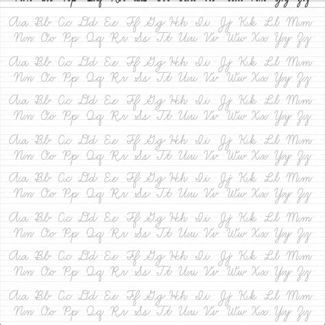 printable cursive writing worksheets  printable cursive