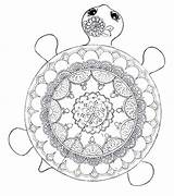 Turtle Mandala Coloring Pages Hattifant Mandalas Crafts Adult Para 3d Tortue Sheets Printable Species Rare Book Papercraft Color Colorear Tortugas sketch template