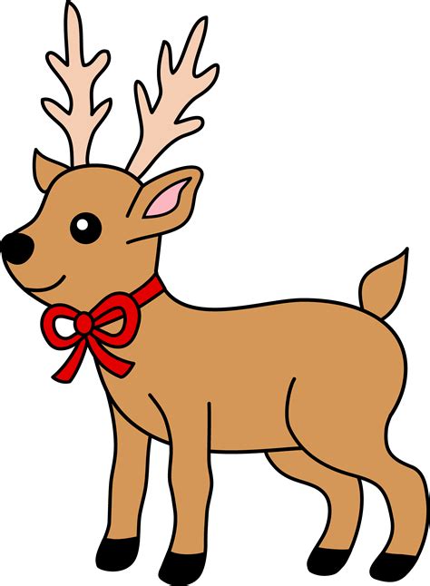 animated christmas reindeer clipart clipground