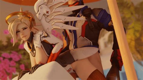 mercy and soldier 76 by cakeofcakes rainbowfrog