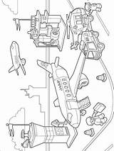 Lego Airport Colouring Coloringpage Ca Pages Vliegveld Airplane Colour Check Category sketch template