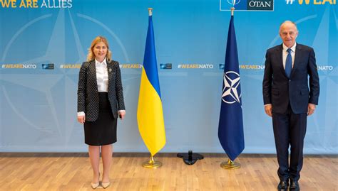 Nato News Deputy Secretary General Welcomes Ukrainian Deputy Prime