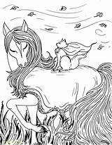 Coloring Fantasy Pages Creatures Kids Printable Horse Pretty Adult Color Animal Bestcoloringpagesforkids Print Fairy Popular Cat Unicorn Mythical Getcolorings Wild sketch template