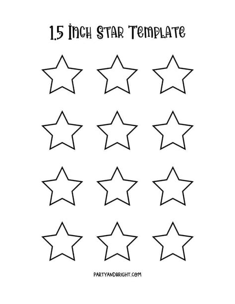 star template printables large small star stencils  organized mom
