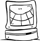 Computer Clipart Clip Coloring Pages Cliparts Cartoon Puter Sketch Wikiclipart Library Clipartix Related Choose Board Rocks Smiling Use Recent sketch template