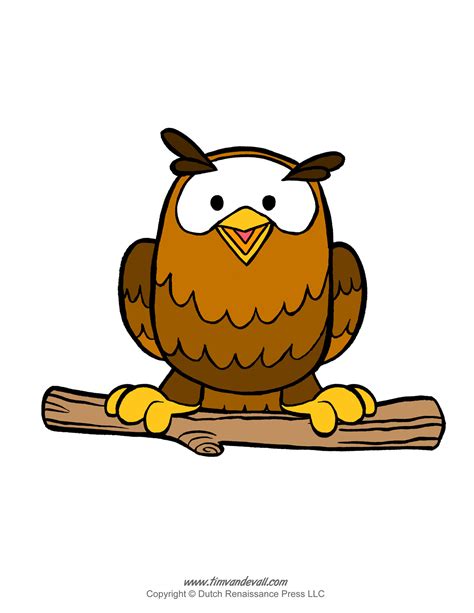 owl clipart template   cliparts  images  clipground