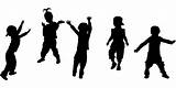 Silhouette Kids Children Party Dance Pixabay Choose Board Learning sketch template