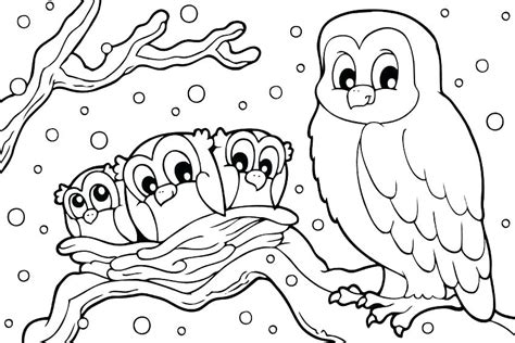 detailed winter coloring pages  getcoloringscom  printable