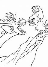 Lion King Coloring Pages Hyena Getdrawings sketch template