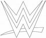 Coloring Pages Wwe Logo Color Printable Info Online sketch template