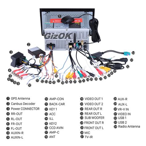 car radio player wiring diagram