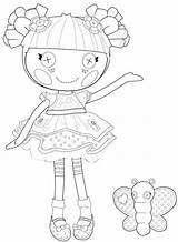Coloring Lalaloopsy Pages Kids Doll Colouring Printable Fun Girls Rag Printables4kids Lalaa Party Dolls Flower Lala Blossom Printouts Patterns Printables sketch template