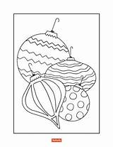 Coloring Pages Christmas Shutterfly Ornament Kids sketch template