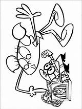 Coloring Pages Dexter Laboratory Cartoon Dexters Color Kids Printable Character Print Sheets Recommended sketch template