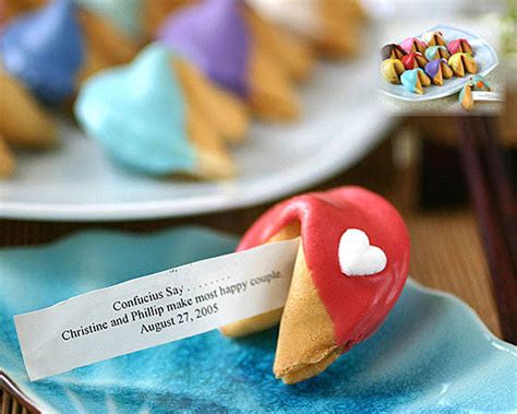 Chocolate Dipped Fortune Cookies My Wedding Favors