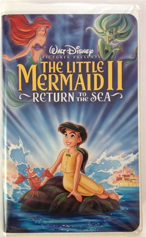 The Little Mermaid Ii Return To The Sea Walt Disney Vhs 19680