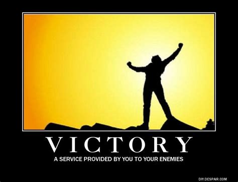 victory posted   demotivational community