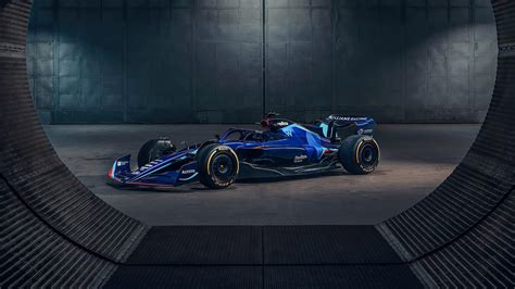 williams reveal striking blue  livery   fw challenger