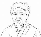 Harriet Tubman Fiver sketch template