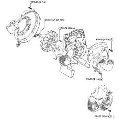 stihl bg  parts diagram