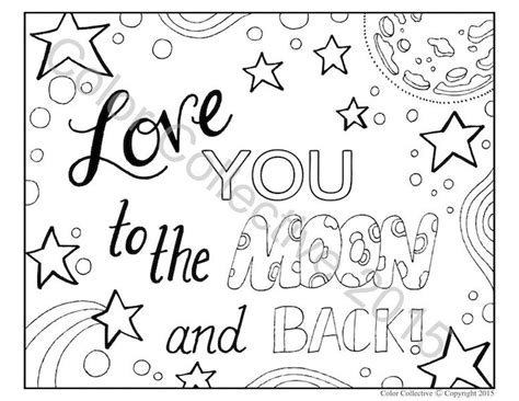 quotes   moon coloring pages