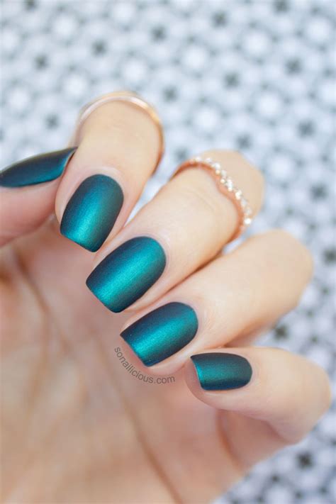 matte emerald nails mint polish czarina sonailicious