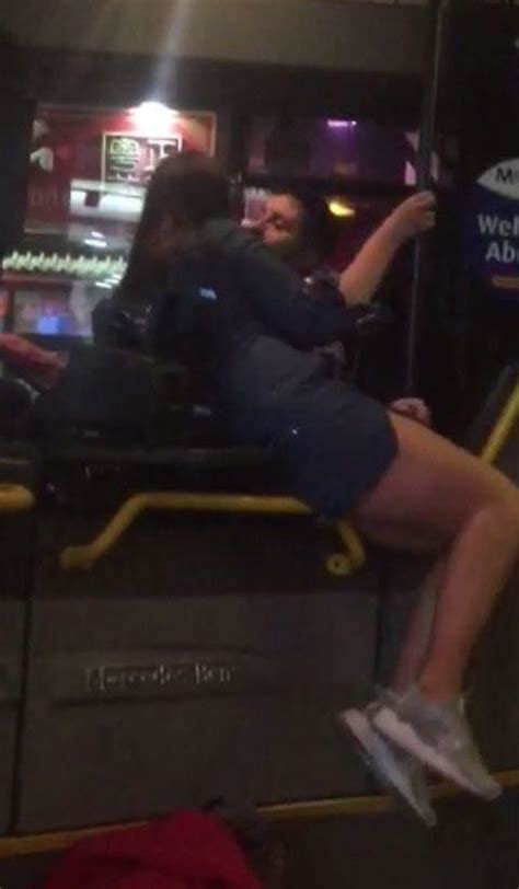 shamed glasgow bus driver filmed kissing and groping teen girl in his
