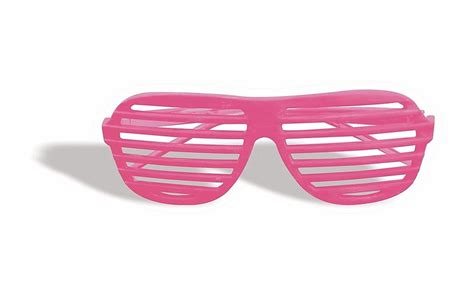 80 s neon slot shutter glasses sunglasses slotted eyewear costume