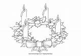 Wreath Advent Coloring Colouring Christmas Pages Color Printable Catholic Adult Kids Wreaths Activity Print Inside Popular Theme Books Getcolorings Activityvillage sketch template