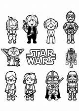Wars Coloring Star Kids Pages Color Children Funny sketch template