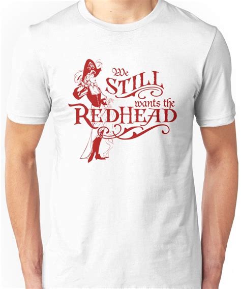 we wants the redhead caribbean pirates shirt essential t shirt by