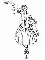 Coloring Pages Ballerina Dance Renaissance Tap Ballet Girl Awesome Positions Getcolorings Getdrawings Printable Color Colorings sketch template
