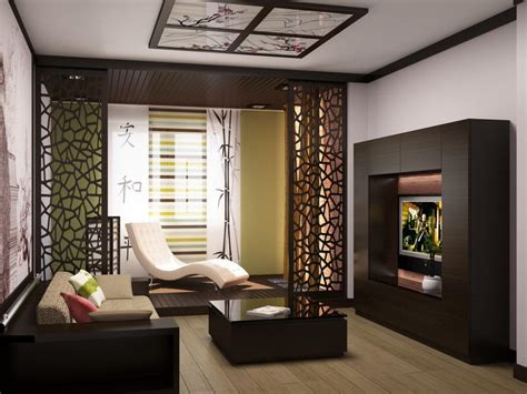 Zen Living Room Design With Japanese Furniture Inspiration
