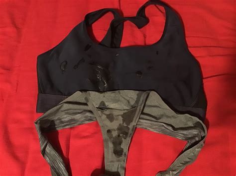 Came On My Gfs Sports Bra And Thong R Cumonbras