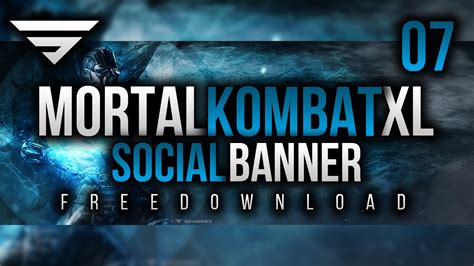 Mortal Kombat Xl Banner And Logo Template Free Download