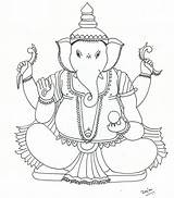 Ganesh Printable Ganesha Colouring Bal Kids Hindu Easy Afbeeldingsresultaat sketch template