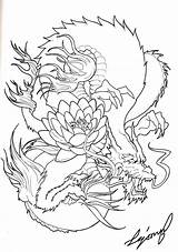 Outline Foo Dog Pagoda Drito Flash sketch template