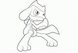 Lucario Coloring Pages Riolu Pokemon Away Spirited Mega Color Lineart Colouring Print Kids Template Sinnoh Getcolorings Popular Printable Coloringhome Library sketch template