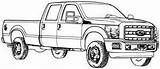 Coloring Pages Ford Truck F250 Dodge Visit Pickup Printable Ram sketch template