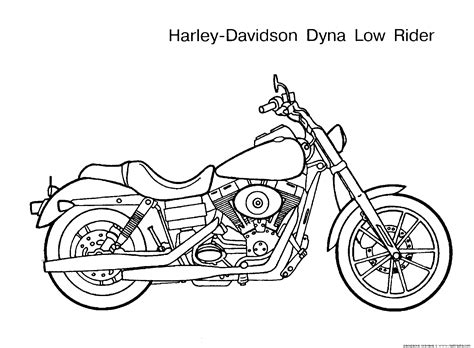 coloring page  motorcycle   easy  choose