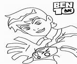 Ben Omnitrix Coloring Pages sketch template