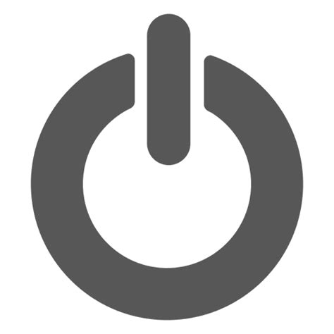 icono de boton de encendido simple descargar pngsvg transparente