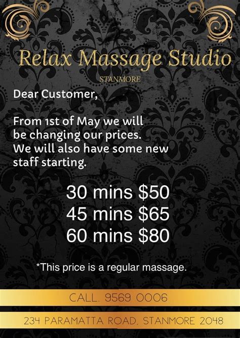 relax massage studio    sydney  relax massage studio