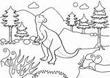 Coloring Iguanodon Pages Disney Gigantic sketch template