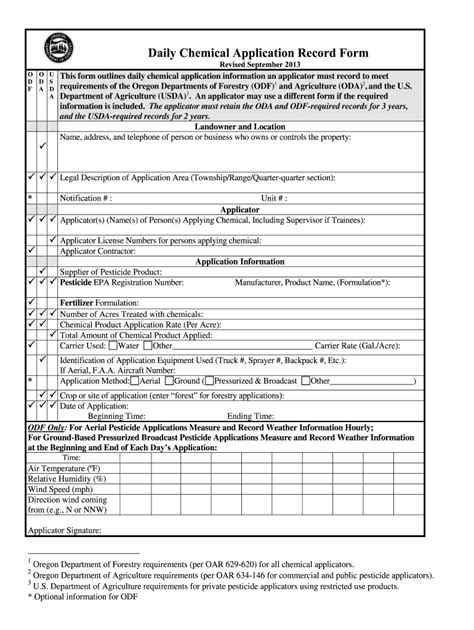 printable chemical spray record sheet template printable word searches