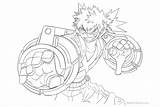 Academia Hero Coloring Pages Wip Printable Adults Kids sketch template