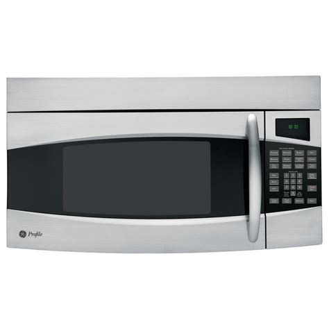Ge Profile 1 8 Cu Ft Over The Range Microwave With Sensor Cooking